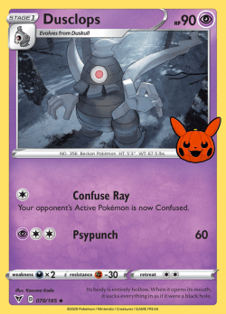Dusclops 070/185 (Trick or Trade)