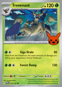 Trevenant 013/167 (Trick or Trade)