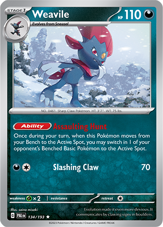 Weavile 134/193