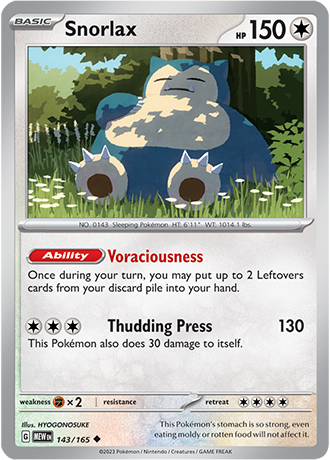 Snorlax 143/165