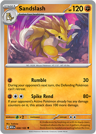 Sandslash 028/165
