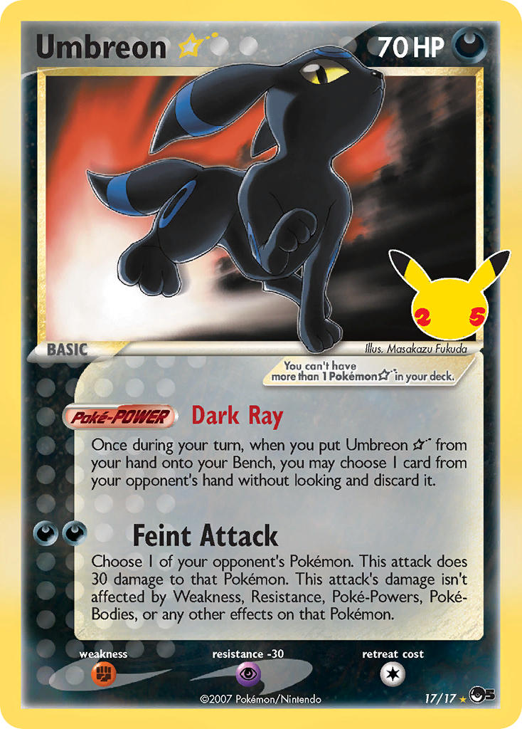 Umbreon 17/17