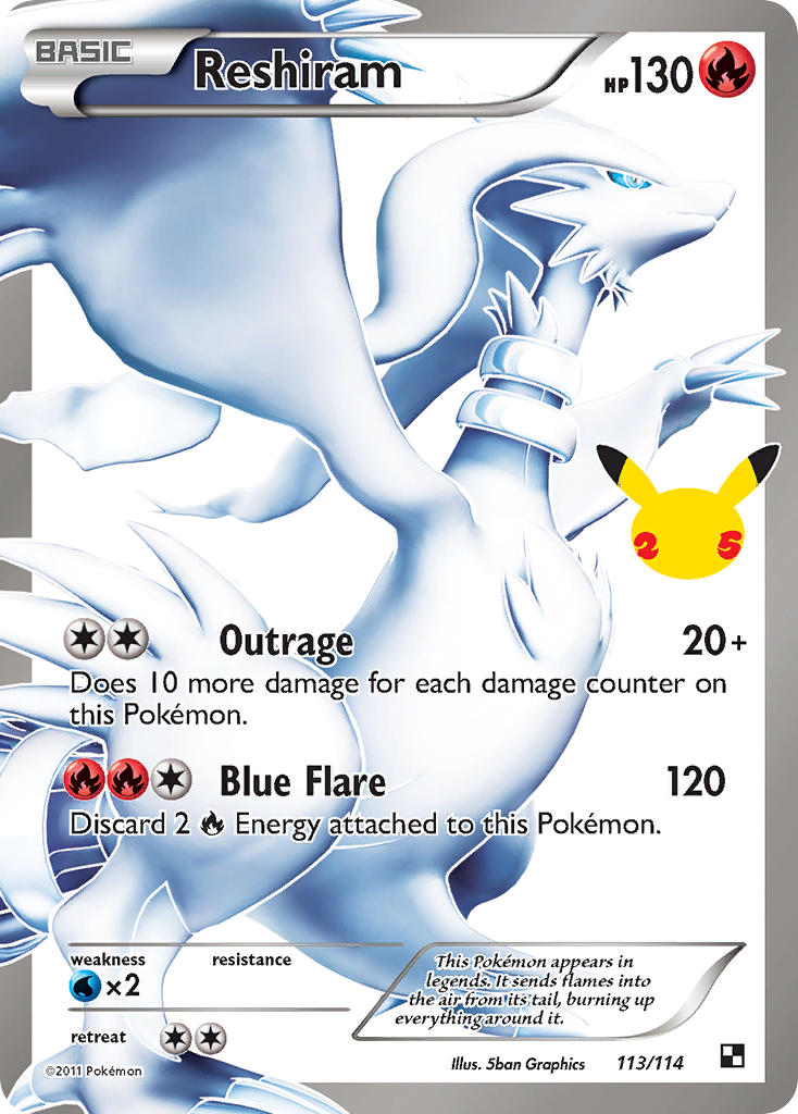 Reshiram 113/114