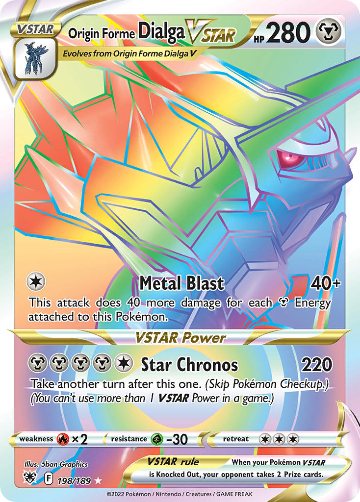 Origin Forme Dialga VSTAR 198/189