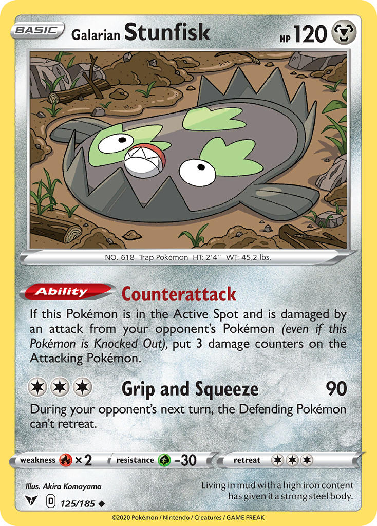Galarian Stunfisk 125/185