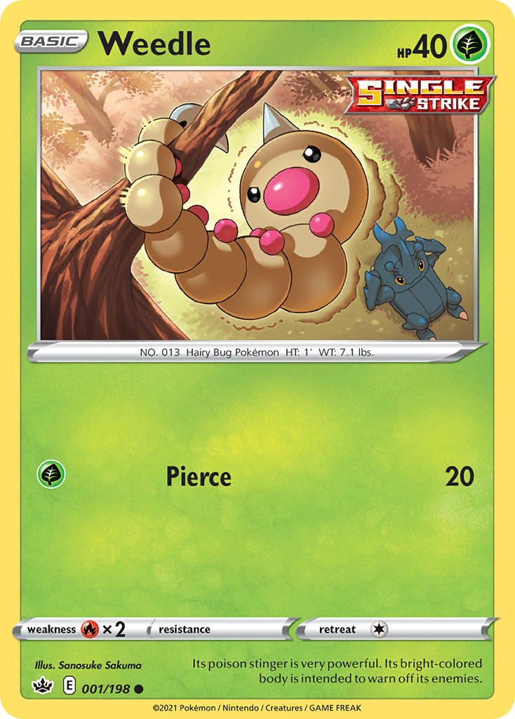 Weedle 001/198