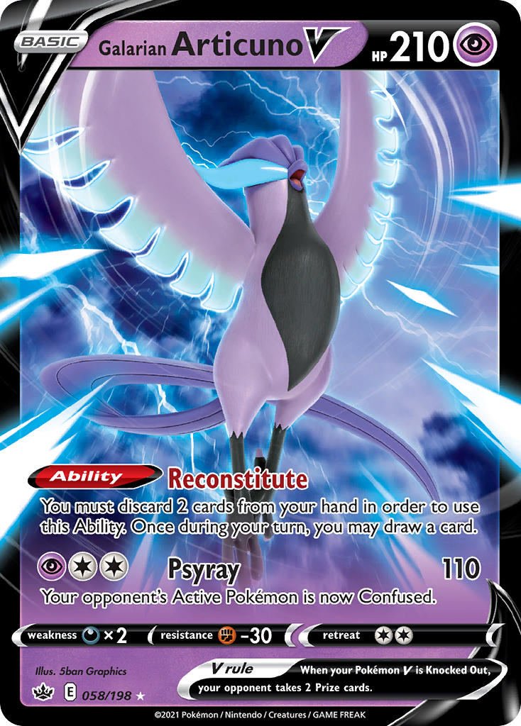 Galarian Articuno V 058/198