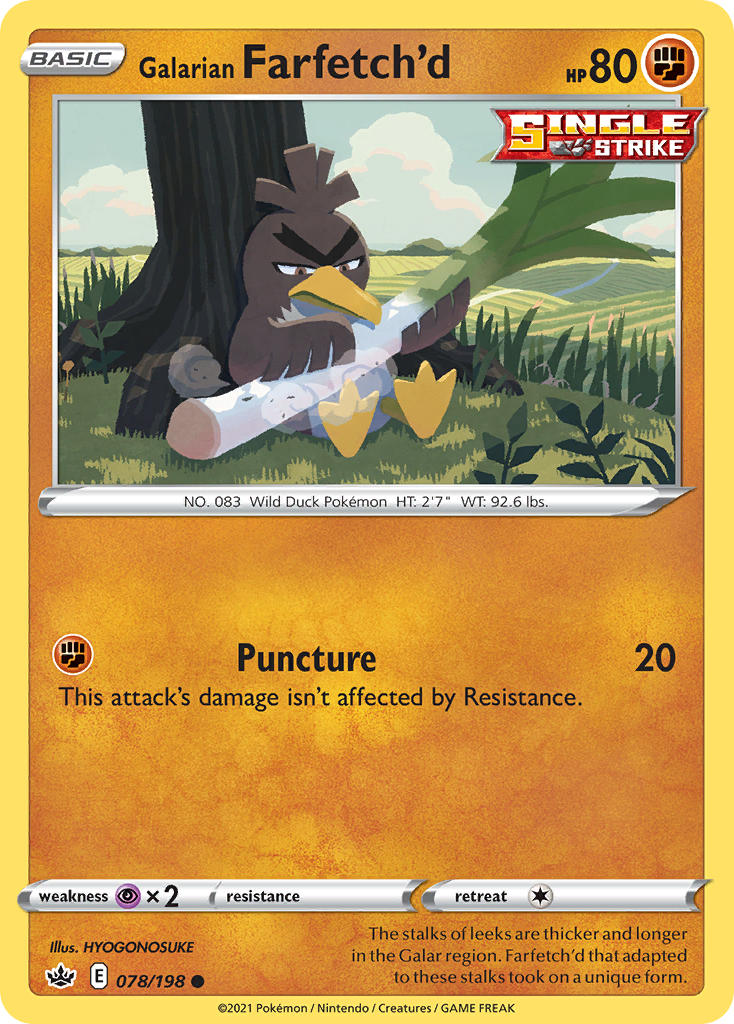 Galarian Farfetch'd 078/198