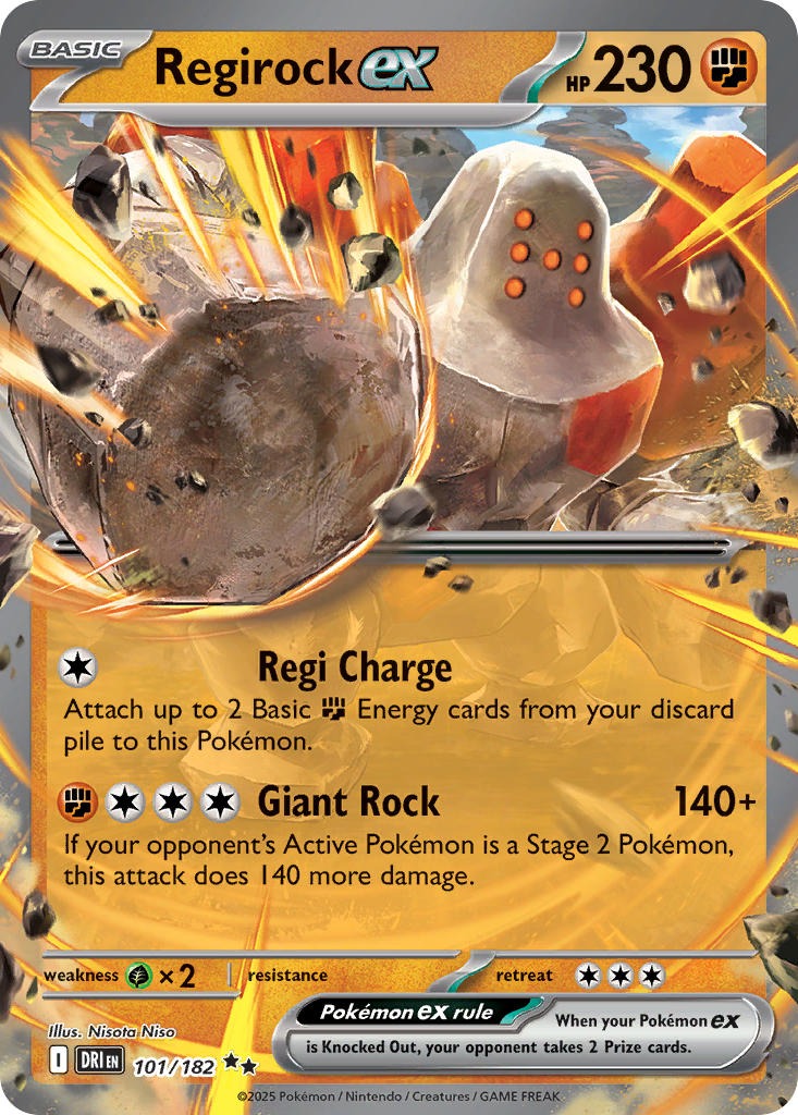 Regirock ex 101/182