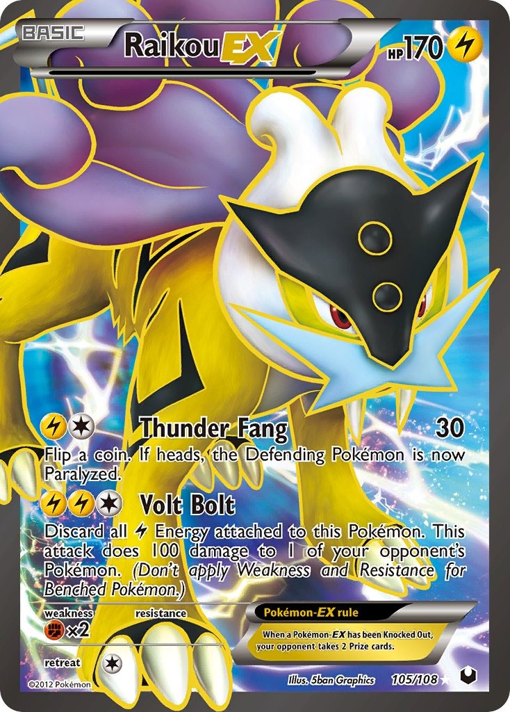 Raikou EX 105/108