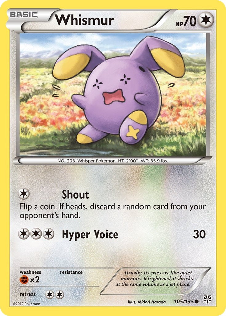 Whismur 105/135