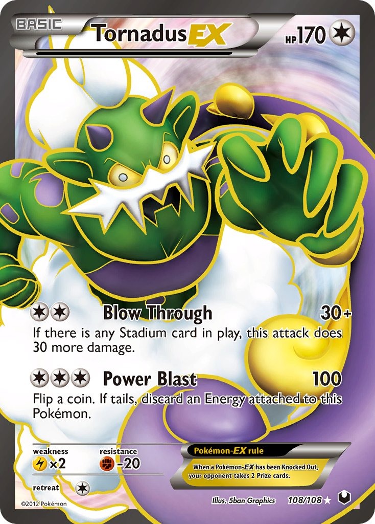 Tornadus EX 108/108