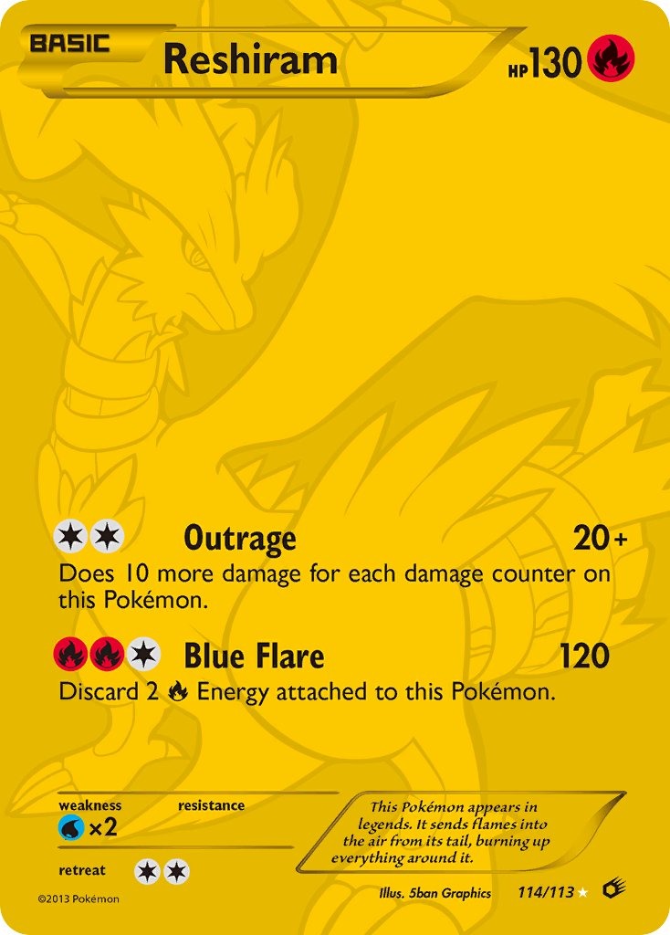 Reshiram 114/113