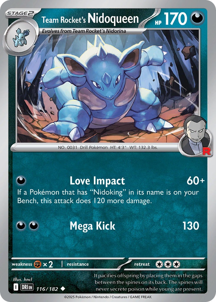 Team Rocket’s Nidoqueen 116/182