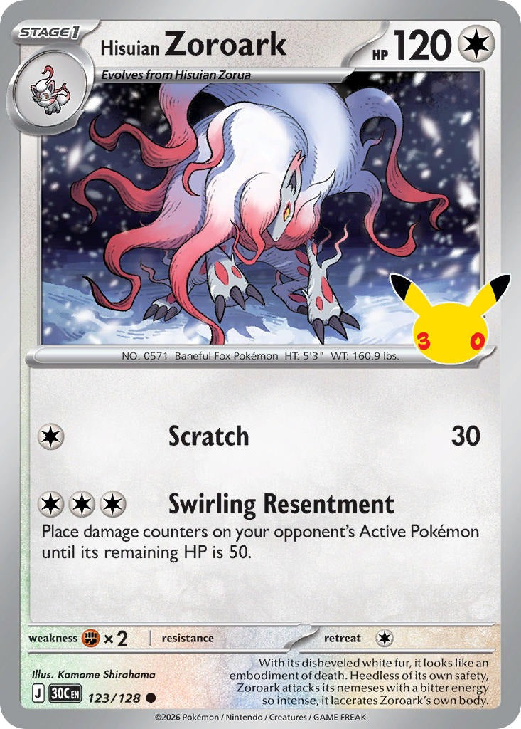 Hisuian Zoroark 123/128