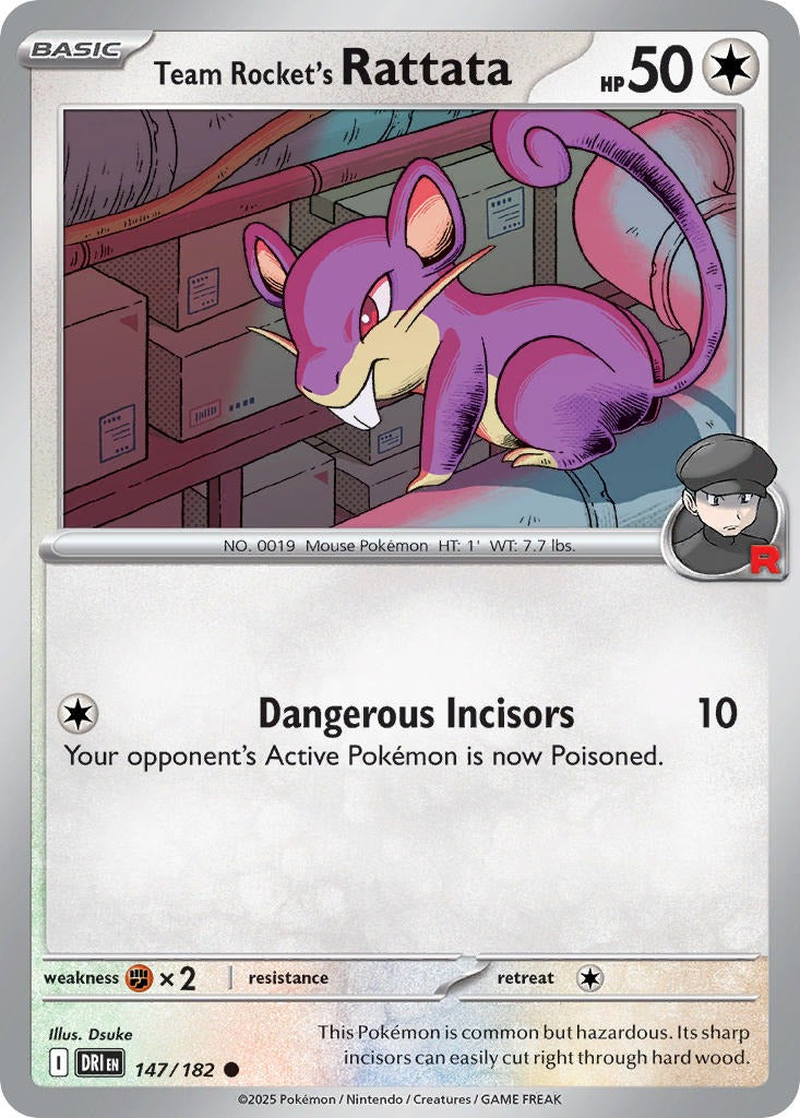 Team Rocket’s Rattata 147/182