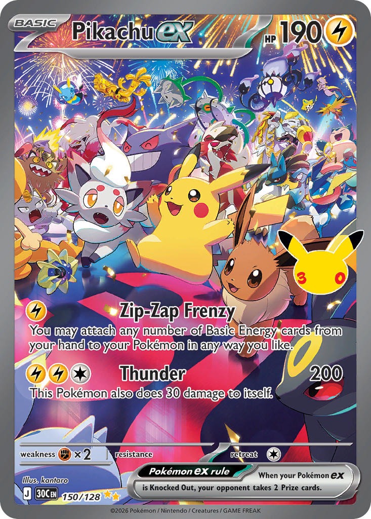 Pikachu ex 150/128