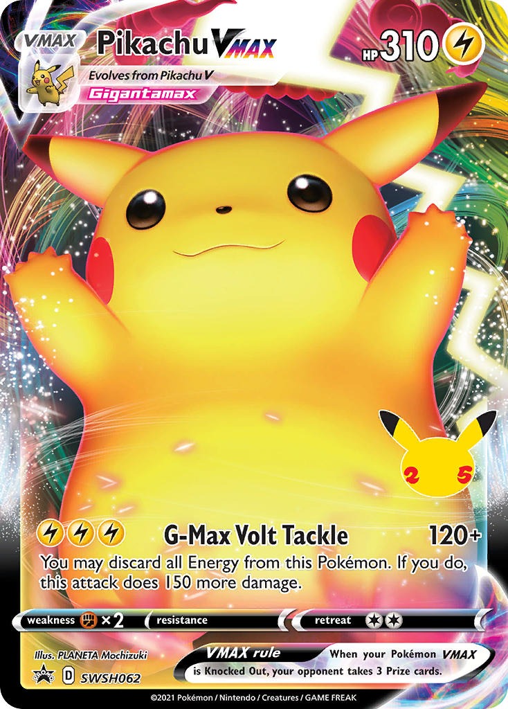 Pikachu VMAX SWSH062