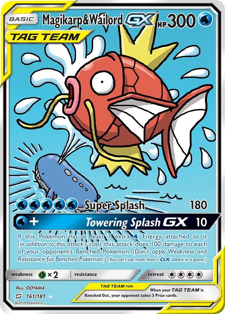 Magikarp & Wailord GX 161/181
