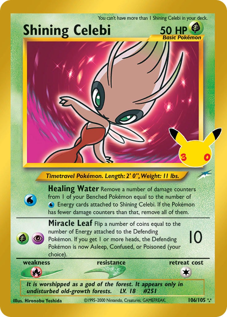 Shining Celebi 106/105