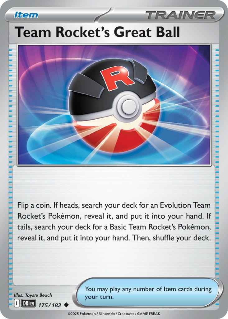 Team Rocket’s Great Ball 175/182