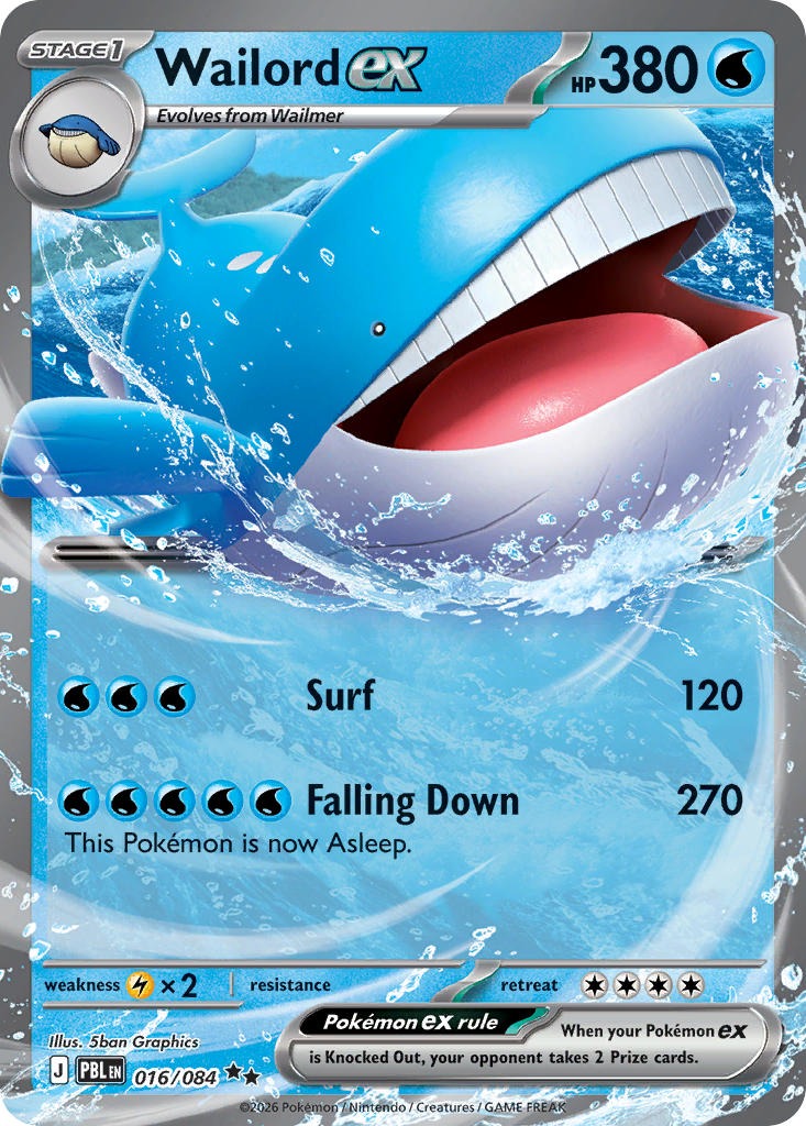 Wailord ex 016/84