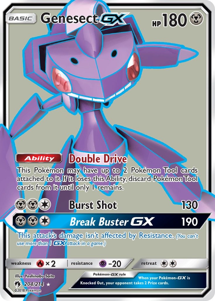 Genesect GX 204/214