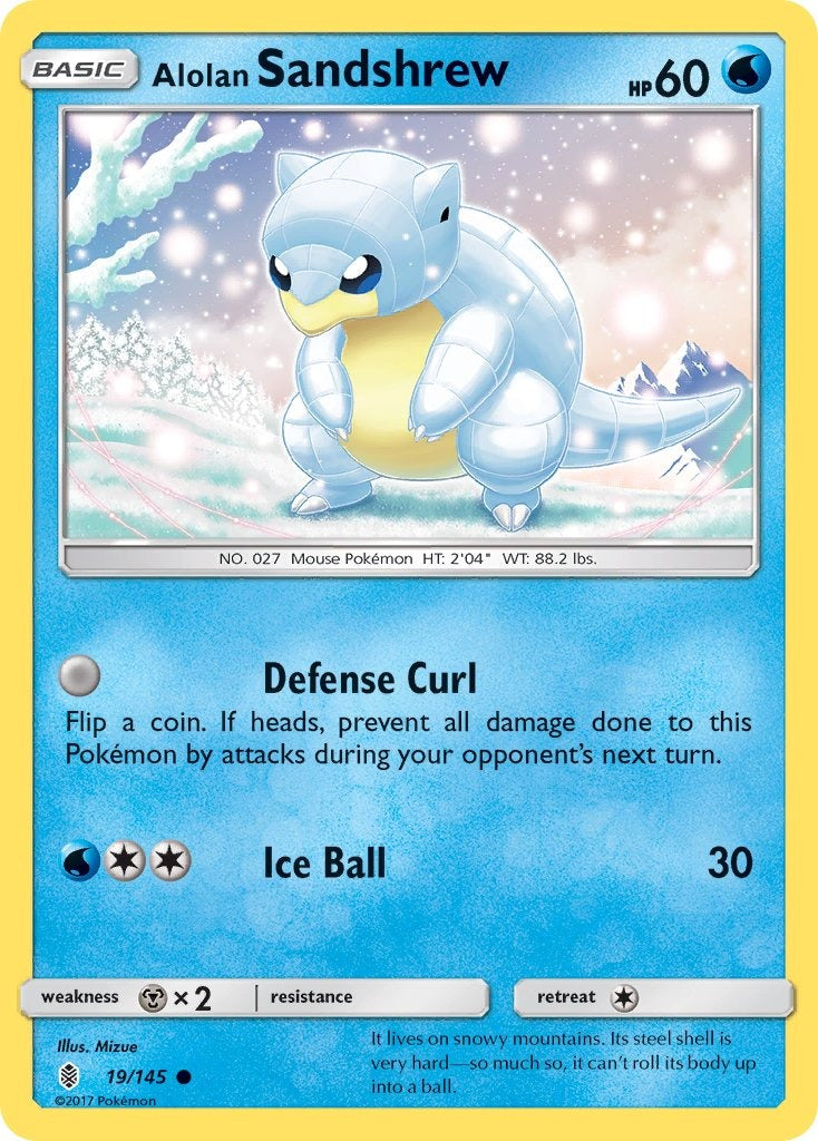 Alolan Sandshrew 019/145
