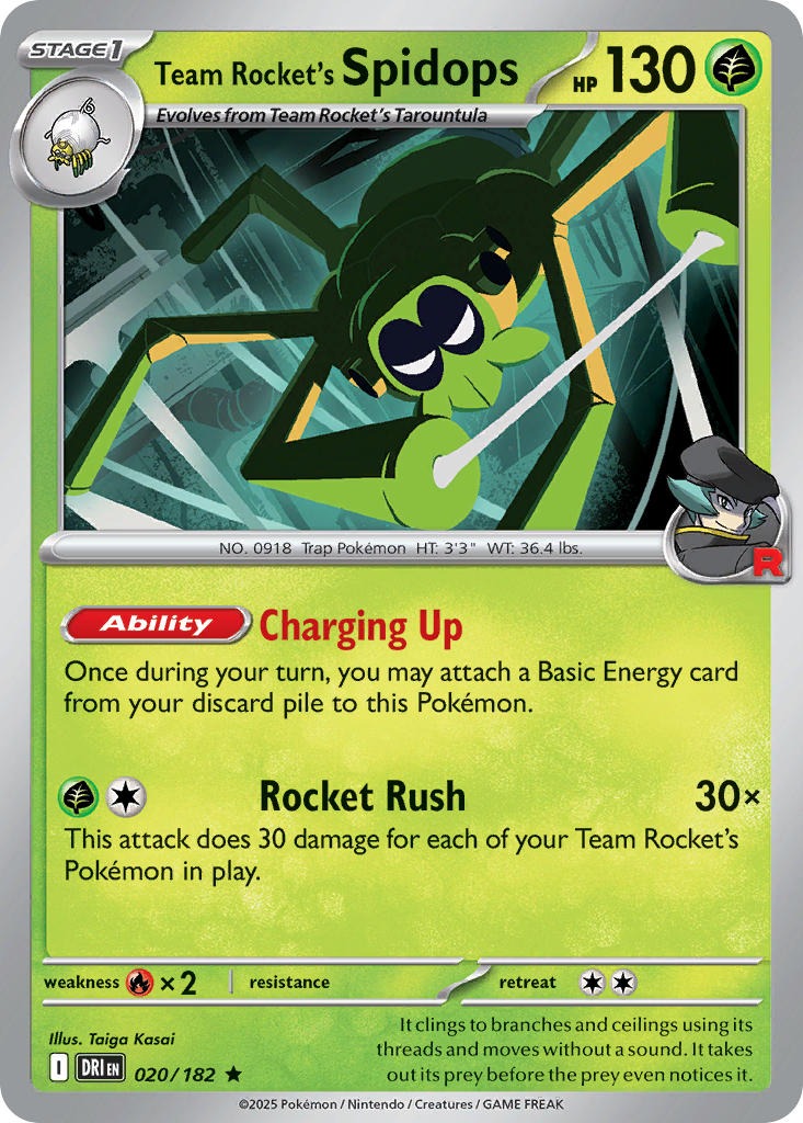 Team Rocket’s Spidops 020/182