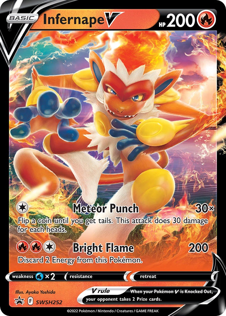 Infernape V SWSH252