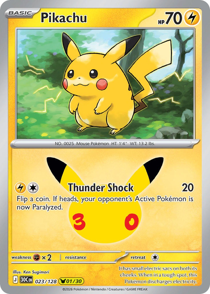 Pikachu 023/128