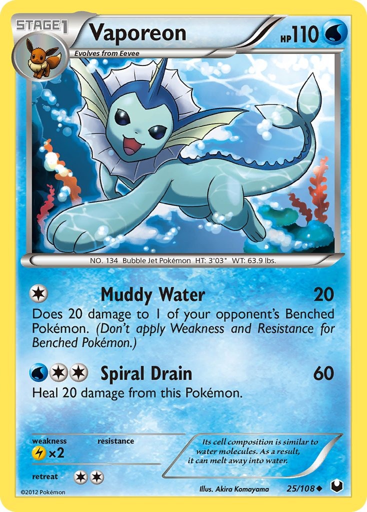 Vaporeon 25/108