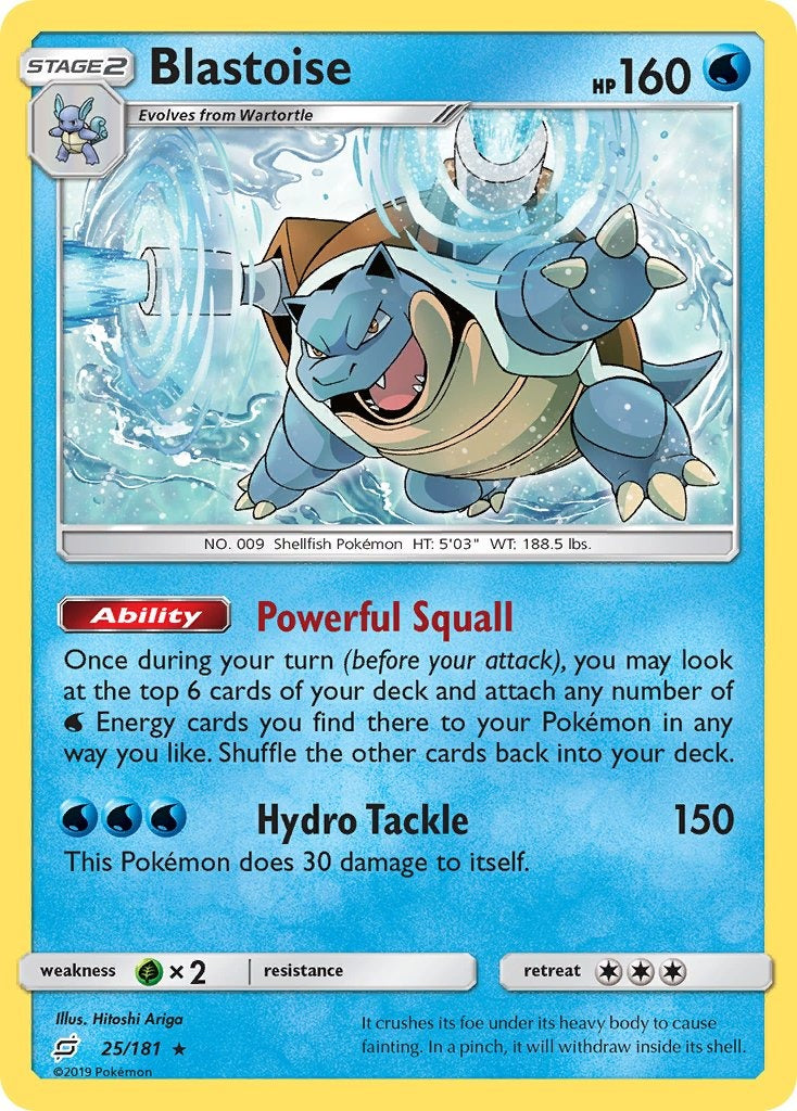 Blastoise 025/181