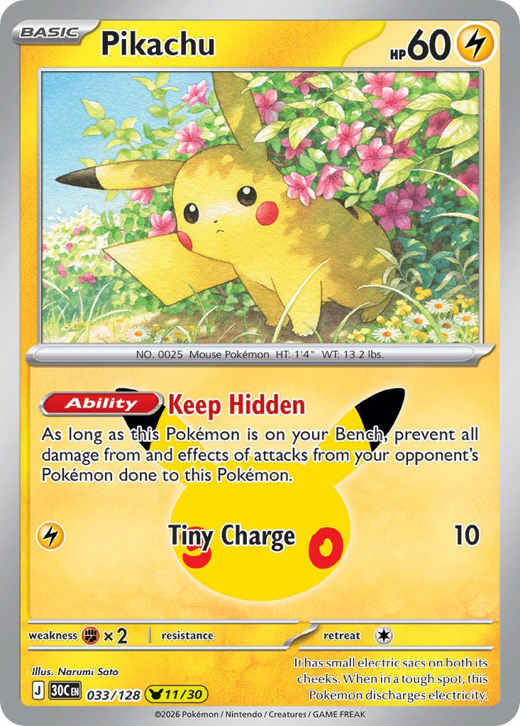 Pikachu 033/128