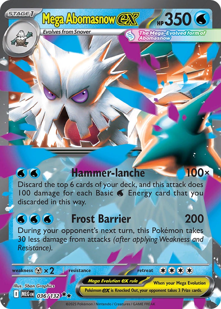 Mega Abomasnow ex 036/132