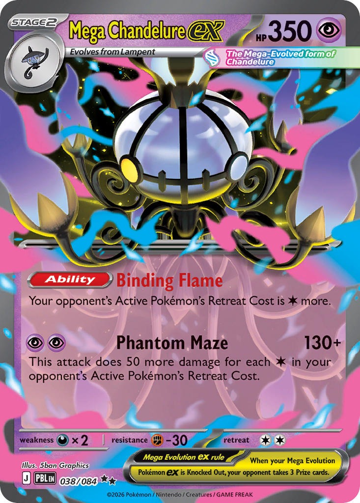 Mega Chandelure ex 038/84