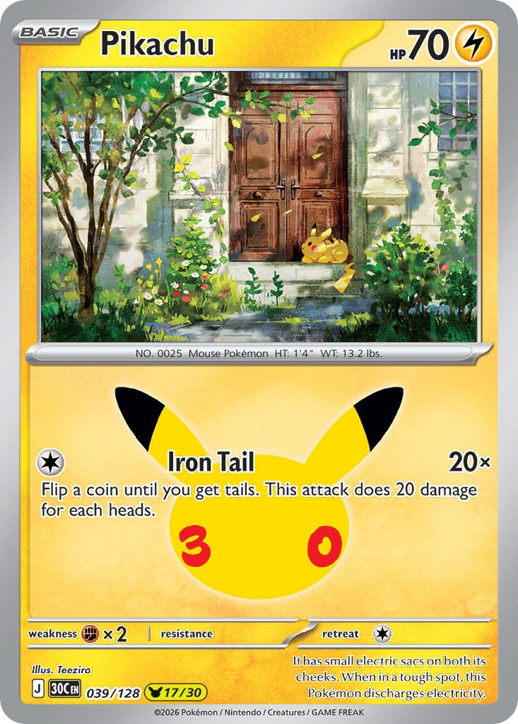 Pikachu 039/128