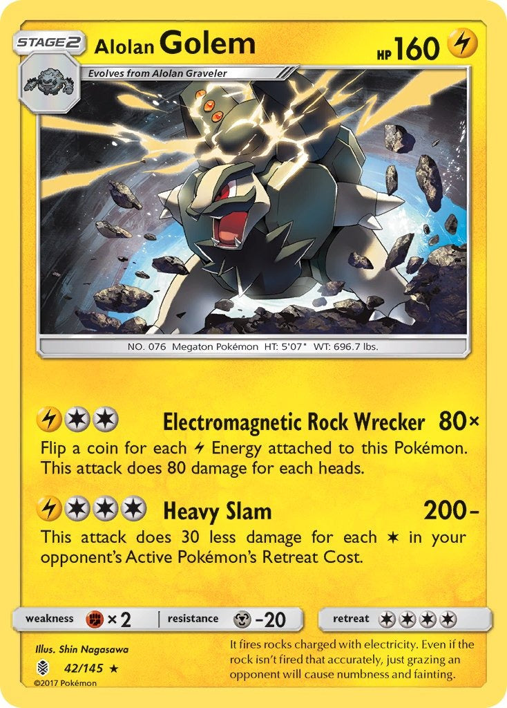 Alolan Golem 042/145