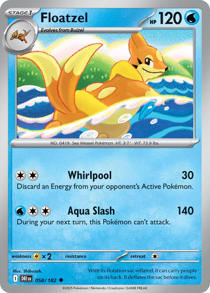 Floatzel 058/182