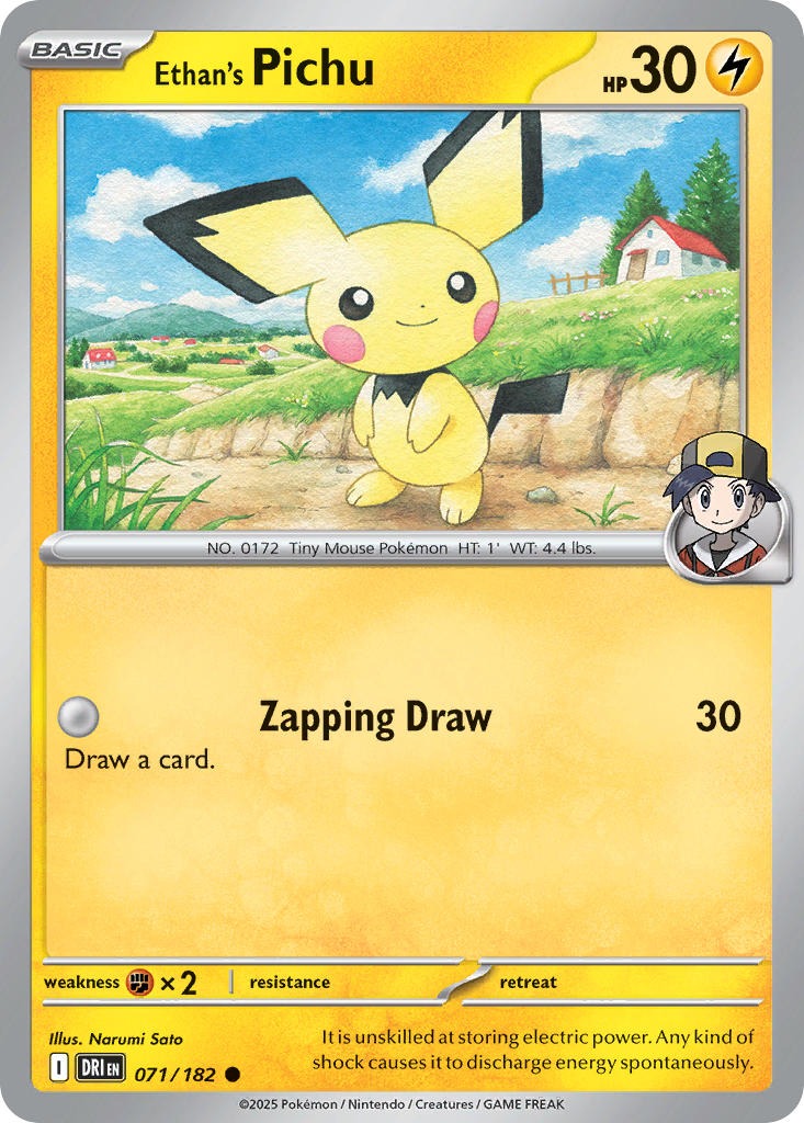 Ethan’s Pichu 071/182