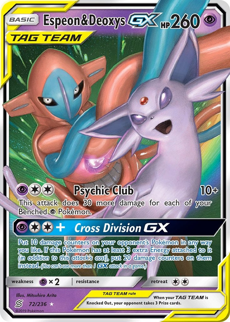 Espeon & Deoxys GX 72/236