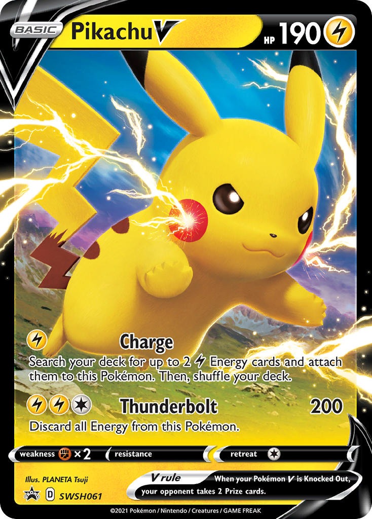 Pikachu V SWSH061
