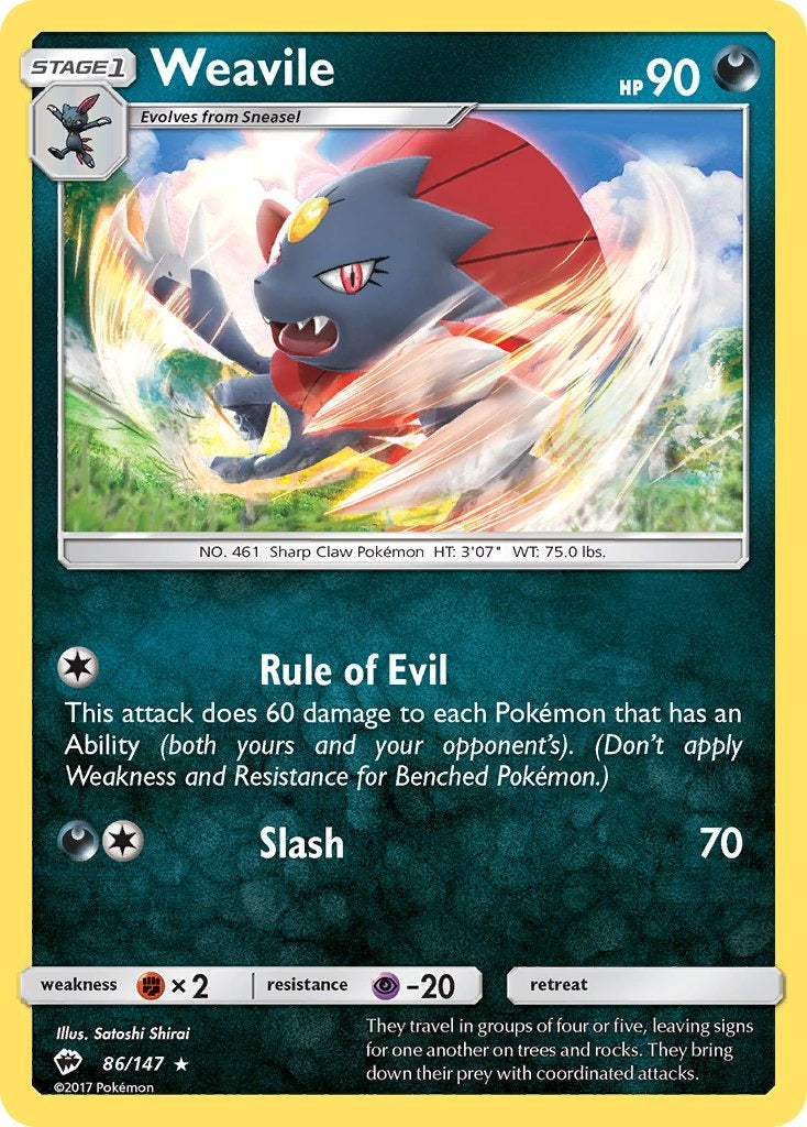Weavile 086/147