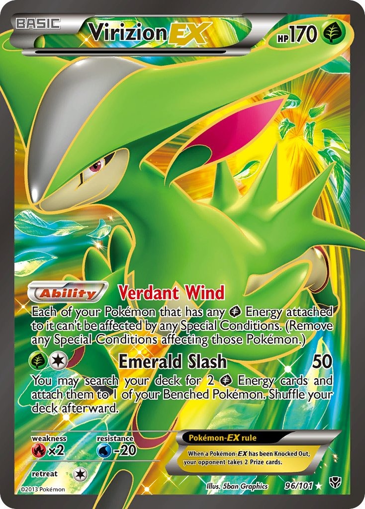 Virizion EX 96/101