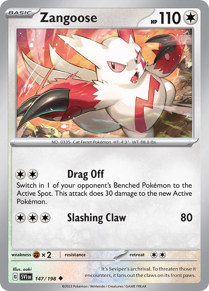 Zangoose 147/198