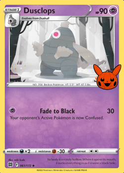 Dusclops 061/172 (Trick or Trade)