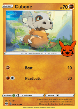 Cubone 069/163 (Trick or Trade)