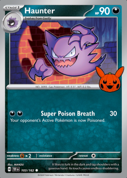 Haunter 103/162 (Trick or Trade)
