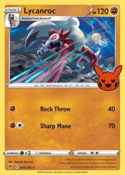 Lycanroc 095/185 (Trick or Trade)