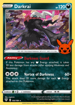 Darkrai 105/189 (Trick or Trade)